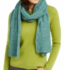 INC International Concepts Muffler Scarf Twisted Rib Turquoise NEW #23