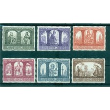 Vatican 1966 - Y & T n. 451/56 - Christianisme en Pologne (Michel n. 502/07)