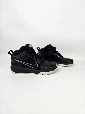 Nike Team Hustle D6 599188-001 Black White Kid's Child Size 11C