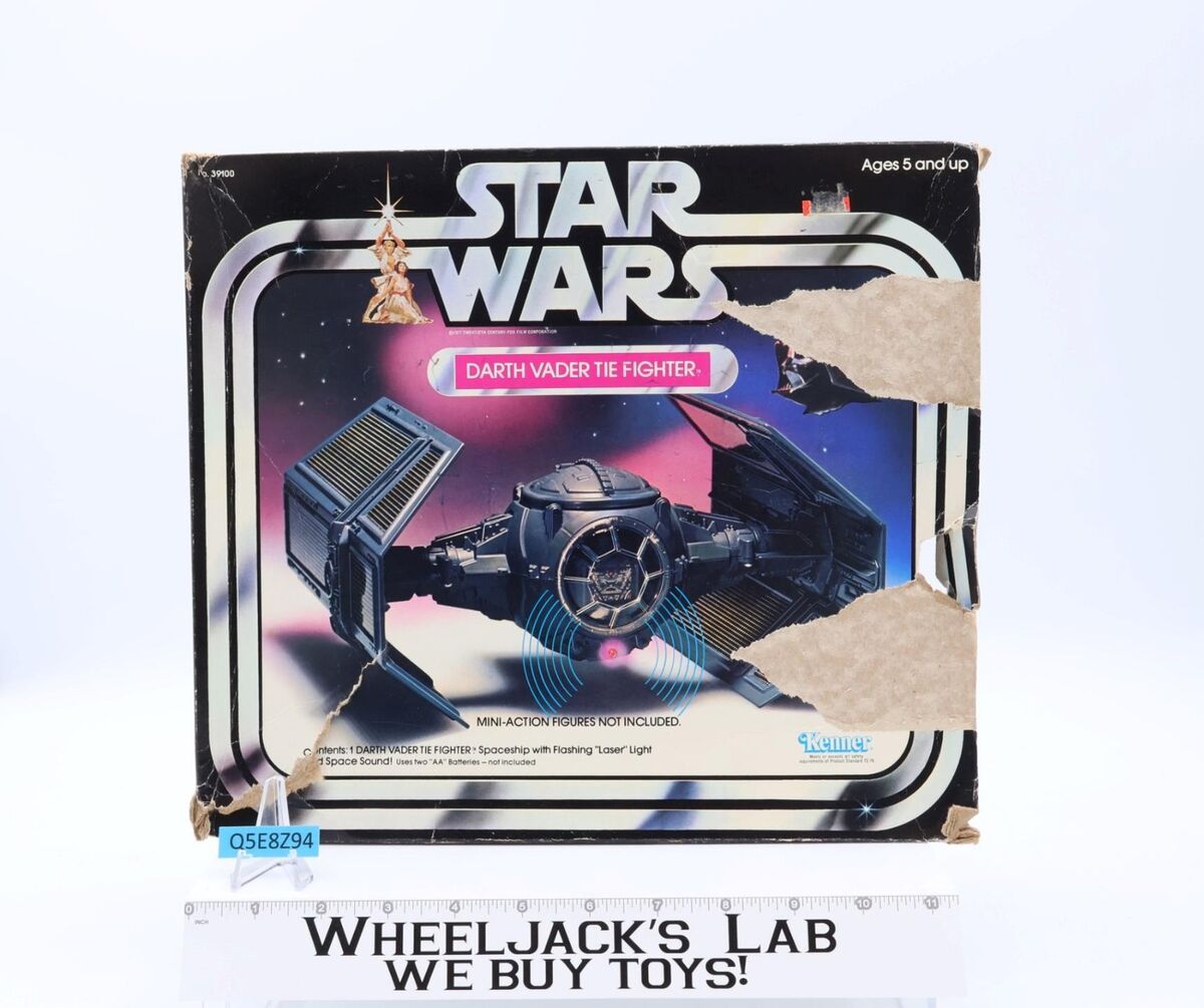 Darth Vader Tie Fighter 100% Complete W/ Box Star Wars 1978 Darth Vader Tie Fighter 100% Complete W/ Box Star Wars 1978