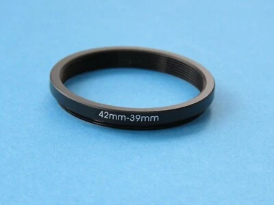MPIXO 42mm to 39mm Step Down Ring Kamera Objektiv Filter Adapter Ring 42mm-39mm