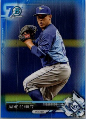 2017 Bowman #BCP133 Jaime Schultz Chrome Prospects Bowman 70th (Blue)