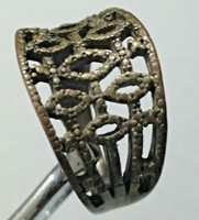 BEAUTIFUL POST MEDIEVAL VINTAGE BRONZE RING ENGRAVED