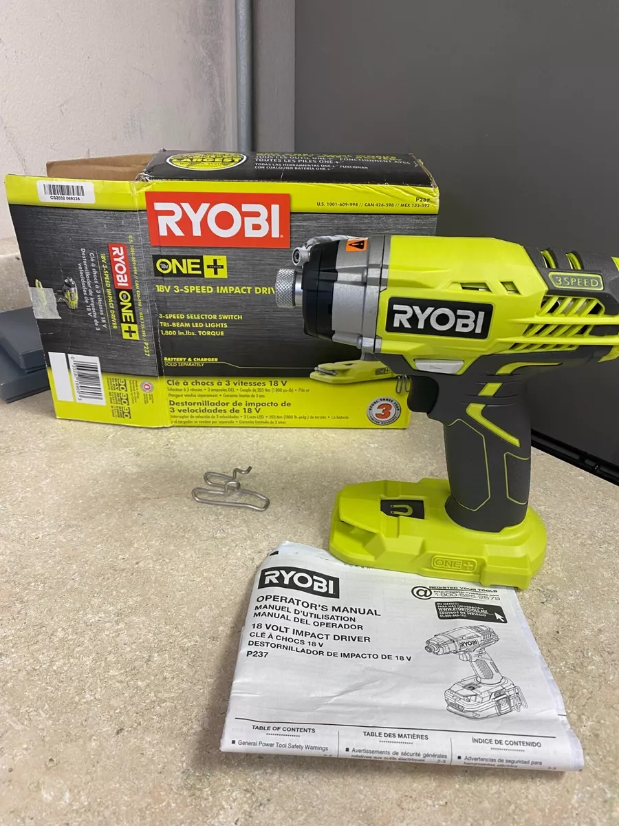 Ryobi p237 impact driver sale