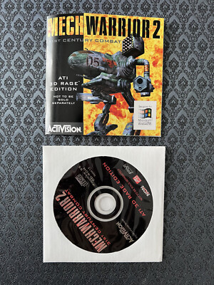 MechWarrior 2, ATI 3D Rage Edition, CD-ROM, wie neu, sehr selten, ohne OVP