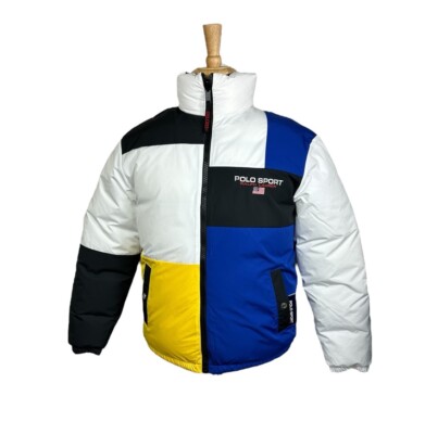 Polo Ralph Lauren Sport Down Reversible Full Zip Jacket Size Small