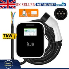 Type 2 EV Charger Home 7KW 32A Electric Vehicle Charging Station Wallbox Level 2