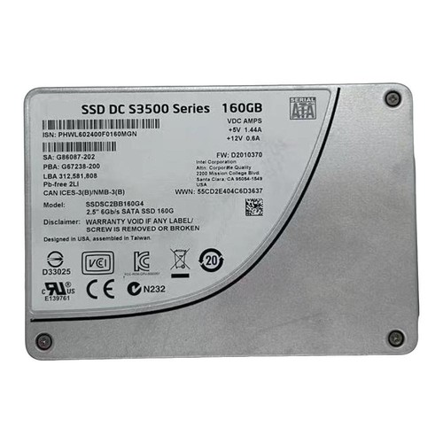 S4600 SSD Solid State Drive 2.5'' 960GB 180GB 120GB 160GB 800GB 240GB For Intel - Picture 6 of 12