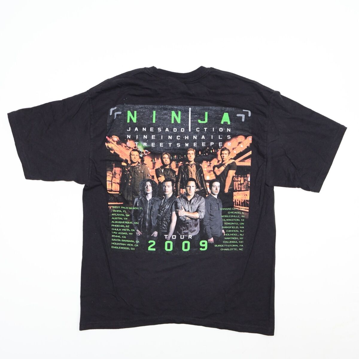 VINTAGE 2009 SIZE MEDIUM M NINE INCH NAILS SHIRT NIN JA TOUR VINTAGE 2009 SIZE MEDIUM M NINE INCH NAILS SHIRT NIN JA TOUR