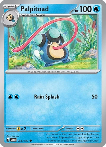 Palpitoad 051/197 SV03: Obsidian Flames