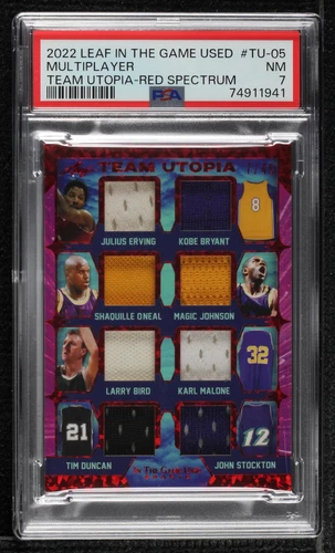 2022 Leaf In The Game Used Sports Basketball Trading Cards