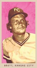 George Brett Original ACEO Tobacco Sketch Art Card Limited Edition Numbered 2/10