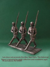 TIN 54mm soldiers WW2 LEIBSTANDARTE german.