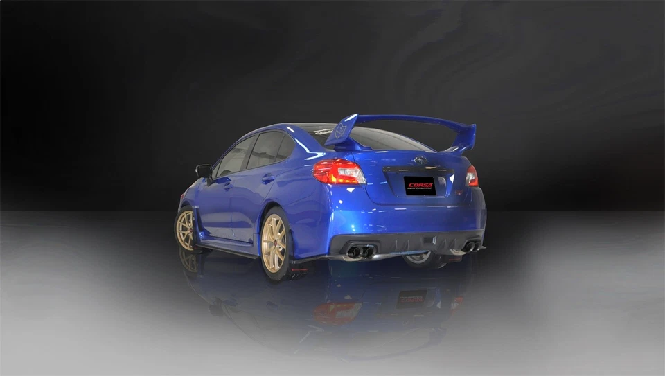 Corsa Performance 14857BLK Sport Cat-Back Exhaust System Fits 15-20 WRX WRX STI Foto 3 de 3