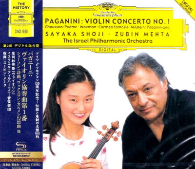 CD Sayaka Shoji/Mehta/IPO Violin SHM-CD Paganini Concerto1 Other from Japan