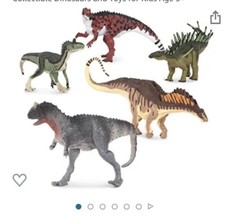 5pc   Collectible Dinosaurs and Toys for Kids Age 3 And Up. new individual pack