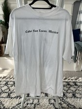Vintage 90s Graphic T-Shirt Cabo San Lucas Mexico Edge Of The World