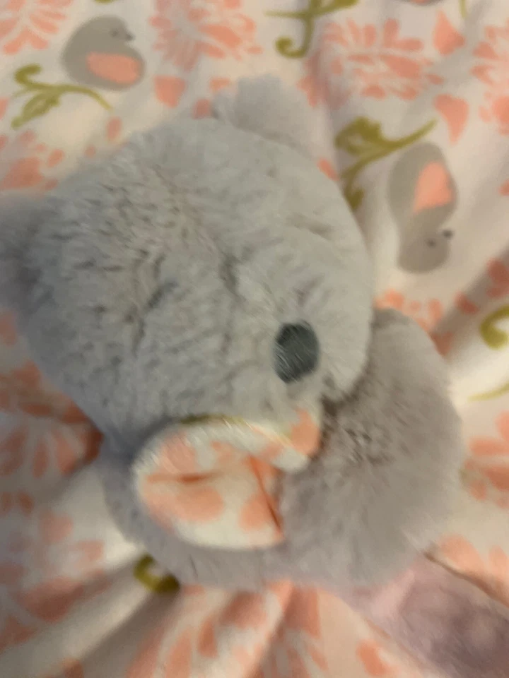 Mantas y más allá bebé Lovey gris oso manta de seguridad pájaro Foto 2 de 4