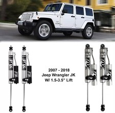 Fox Shox Front Rear Shocks Set 1.5-3.5" Lift Fits 2007-2018 Jeep Wrangler JK 4WD