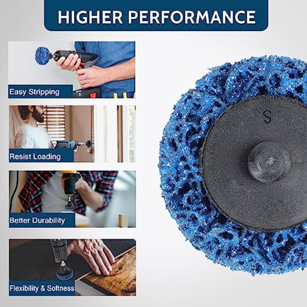 10 Pack 2 Inch Die Grinder Attachments Die Grinder Sanding Disc for