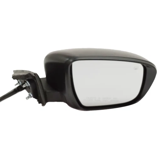 Fits 17-19 NS ROGUE POWER MIRROR PAINT TO MATCH BLACK W/HEAT-SIGNAL-CAMERA- RH
