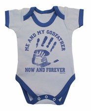 Me & My GODFATHER Now & Forever Jungen BabyGrow Bodysuit Weste Papa Pate Geschenk