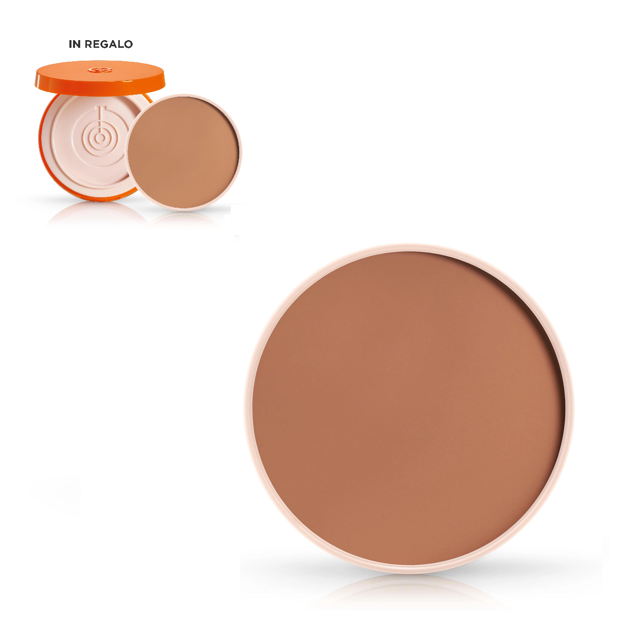 COLLISTAR MEDITERRANEA FONDOTINTA COMPATTO SOLARE SPF 15 04 PANTEL + CUSTODIA