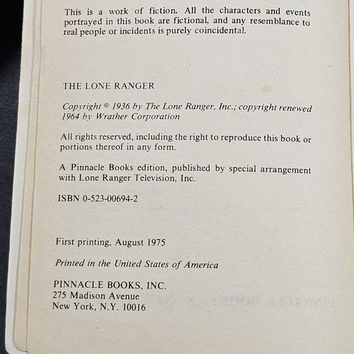 Fran Striker The Lone Ranger 1975 Pinnacle Vintage - Picture 11 of 17