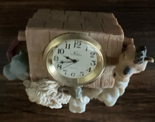 Vintage Noah’s Ark 3 D Miniature Quartz Desk Clock - Picture 8 of 9