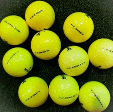 36 Srixon Z Star/S/XV Yellow AAAAA (5A) Mint Used Golf Balls