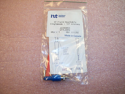 QTY (5) NT7L20FD NORTHERN TELECOM 127 MICRONS ST SINGLE MODE FIBER OPTIC