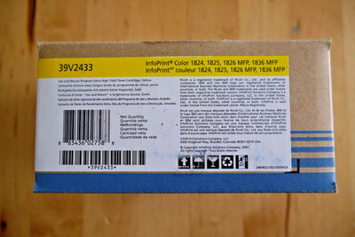 Ricoh IBM 39V2433 Gelb Infoprint 1824 1825 1826 MFP OVP