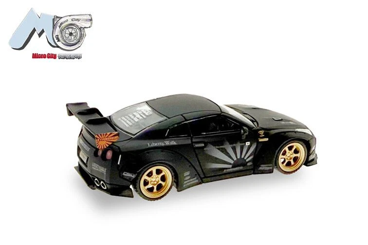 MICRO CITY - NISSAN GTR 35 nero - 1/87 - HER87MC000037 - Immagine 2 di 2