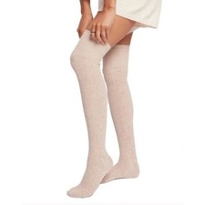 Pudus Sweater Socks Light Brown/Cream - Size 6 -10