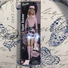 Spot Scene Barbie Doll with Dalmatian 2001 Mattel #53964 New sealed in box 