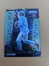 *CAM WARD* RC 2025 Panini Prizm - Fireworks - Green Cracked Ice