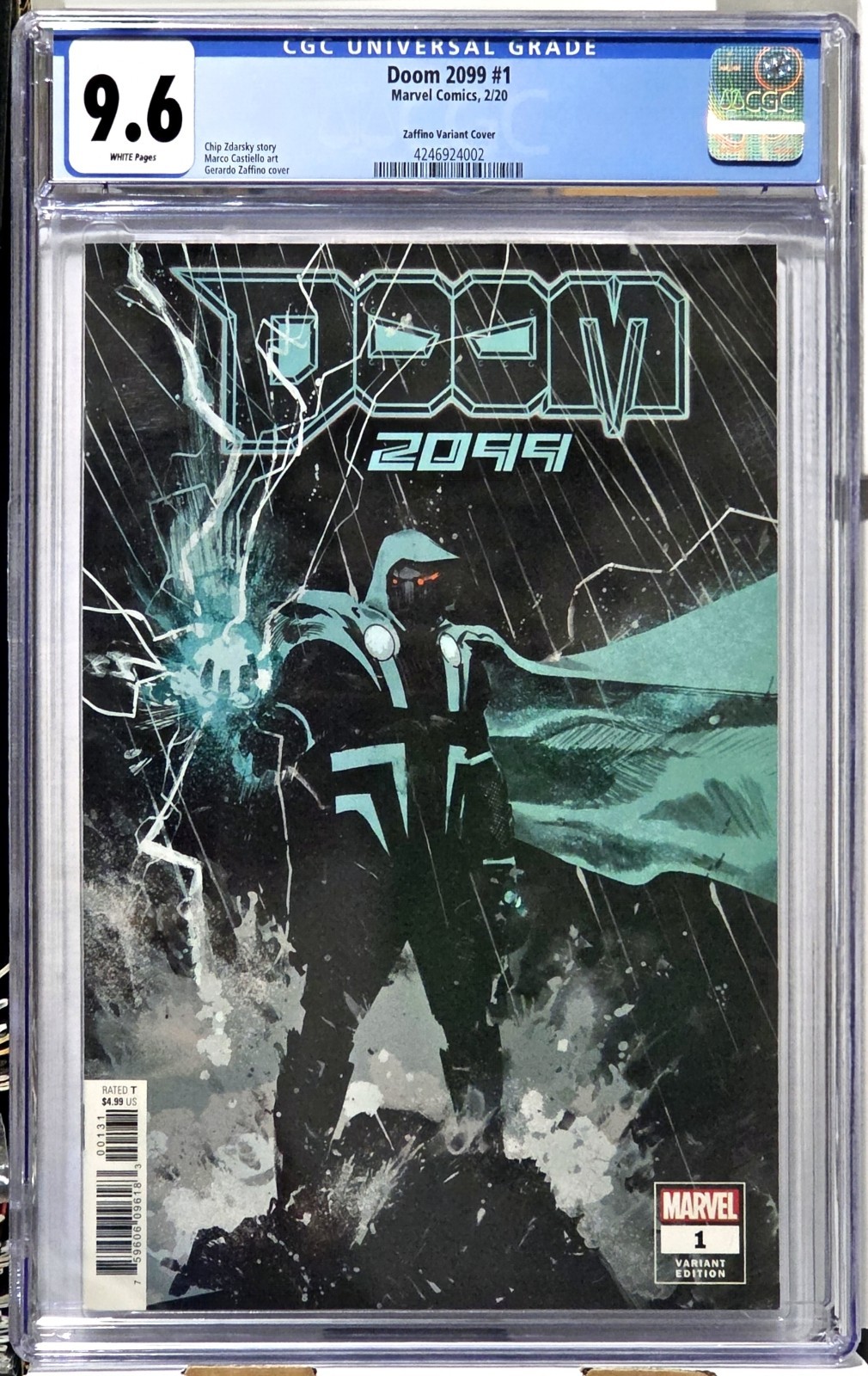 2020 Doom 2099 #1  1:50 ZAFFINO CGC-9.8