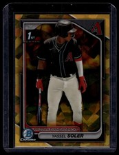 2024 Bowman Chrome Sapphire Edition #BCP-174 Yassel Soler Prospects Gold #/50