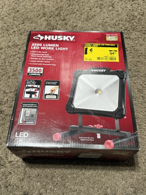 #ad Husky 3500lm LED Portable Work Light BRAND NEW $44.99