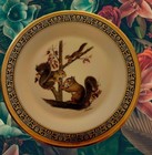 1979 LENOX Woodland Wildlife SQUIRRELS Plate & Irish Belleek 1981 Squirrel Plate — photo 2