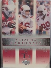 2002 Upper Deck Honor Roll #61 Thomas Jones / Jake Plummer / David Boston T3