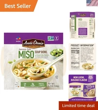 Gourmet  Miso Soup Bowl Set - Japanese Udon Noodles, 5.9 Oz - Pack of 6