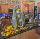 Vintage 1974 MARX Toys NAVARONE World War II Playset & Box INCOMPLETE w/ Extras