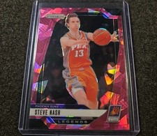 Steve Nash Pink Cracked Ice Prizm Legends 2024 25 Prizm Basketball Phoenix Suns