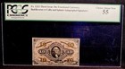 Pcgs 55 Fr# 1253 Fractional 1864 Currency 10c, Civil War 3rd Issue Face Specimen
