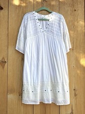 Sundance V-Neck Cotton Dress Sz Large