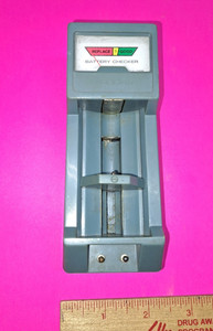 Vintage Micronta Battery Checker Tester 22-096 D, C ,AA ,AAA, N And 9 Volt