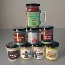 8 Scented Candles By The Candle Daddy Funny Gag Gift Offensive Humor Lot