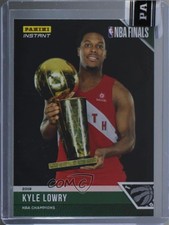 2018-19 Panini Instant NBA Finals Green 5/10 Kyle Lowry #10 0c3
