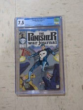 PUNISHER WAR JOURNAL #1  CGC 7.5 White Pages Matt Murdock App Marvel Comics 1988